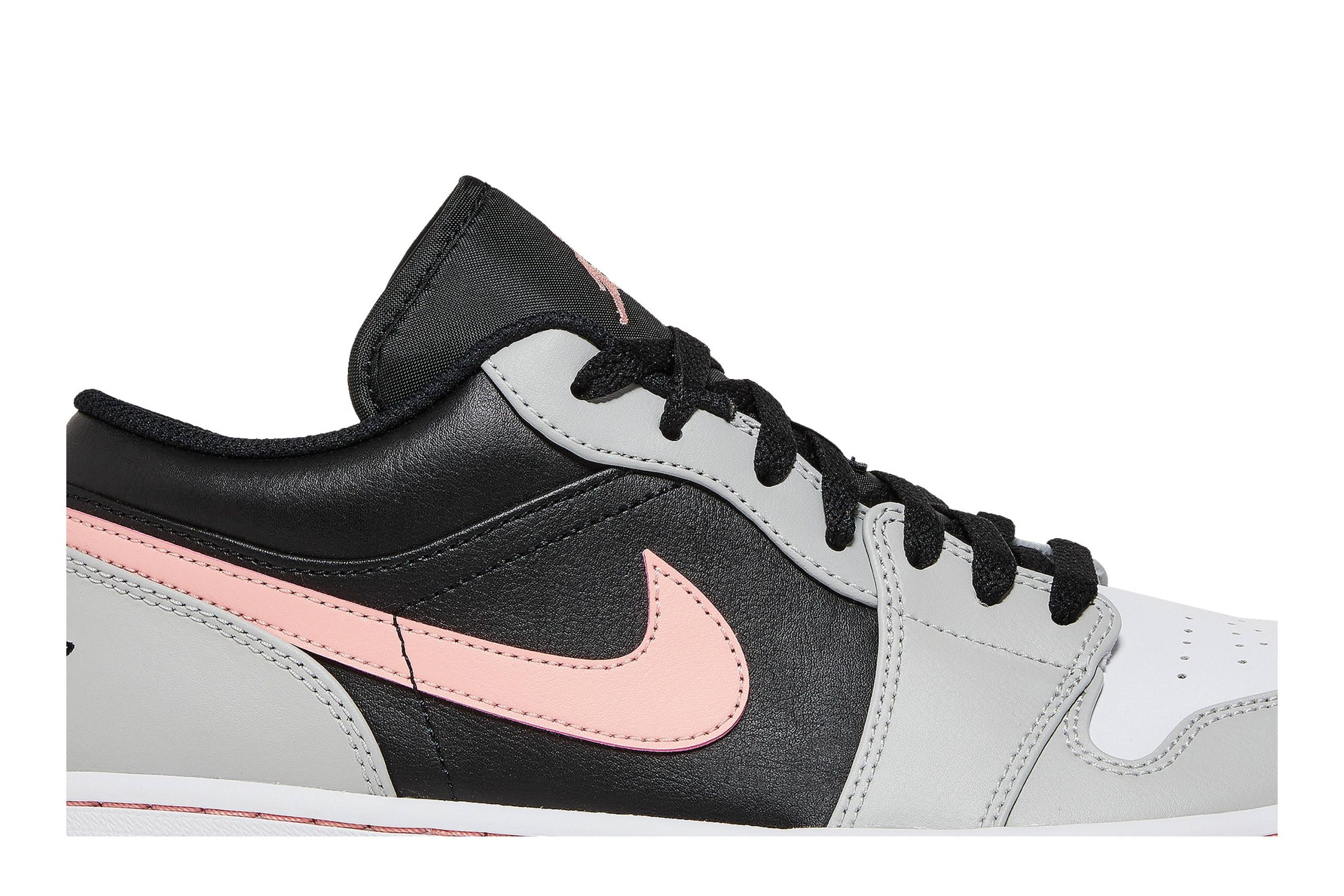 Air Jordan 1 Low 'Black Grey Pink' 553558-062-5