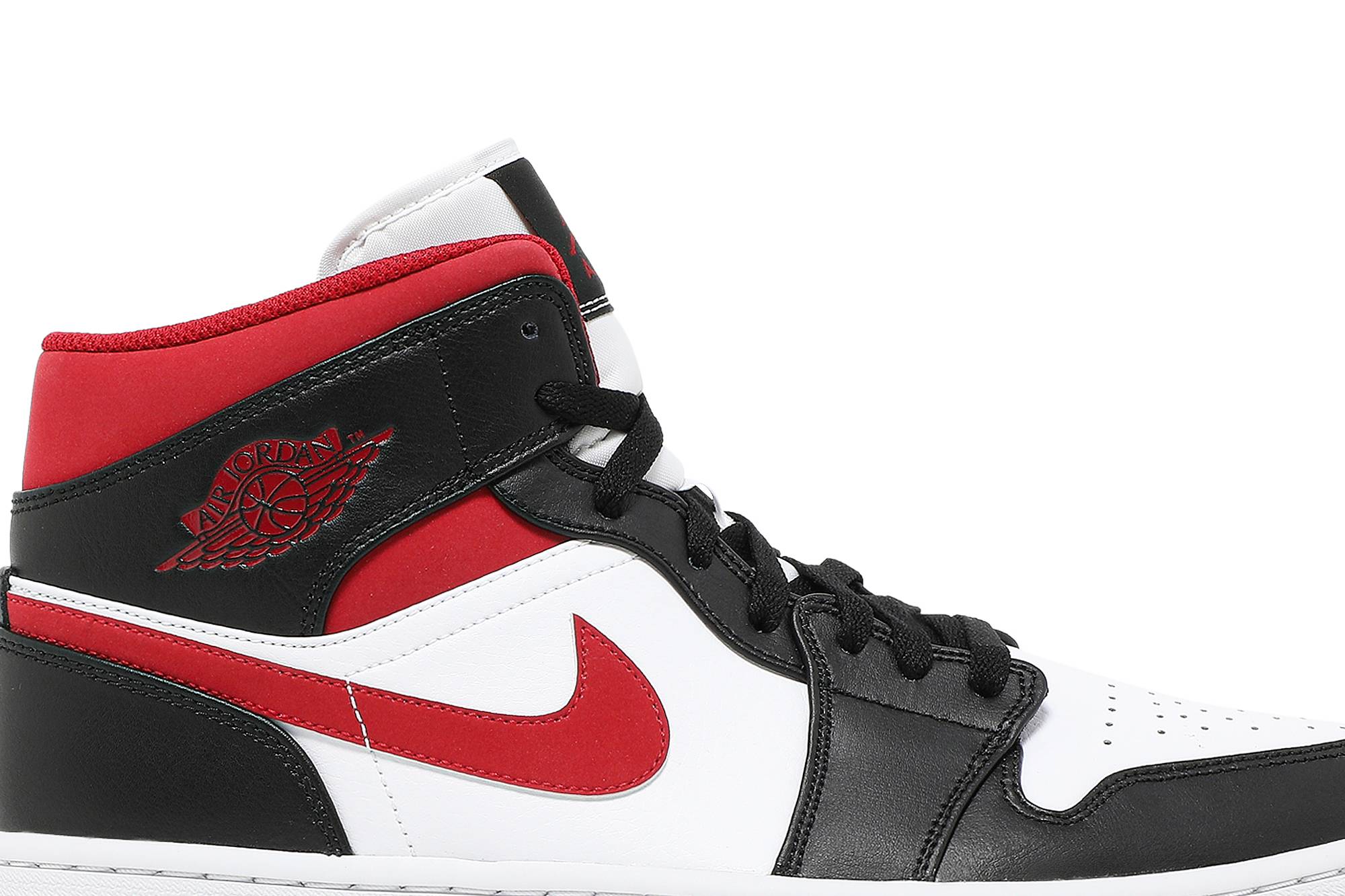 Air Jordan 1 Mid 'Black Gym Red' 554724-122-5