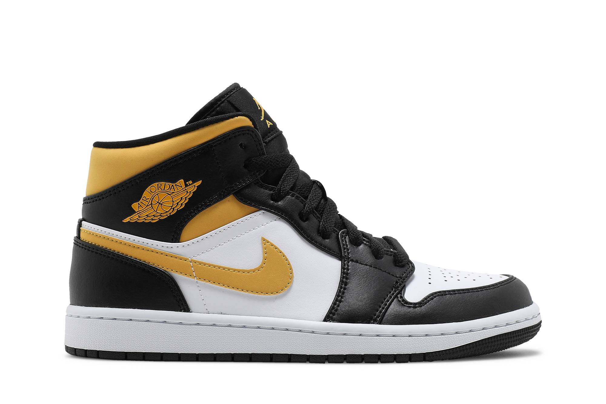 Air Jordan 1 Mid 'Black University Gold' 554724-177-8