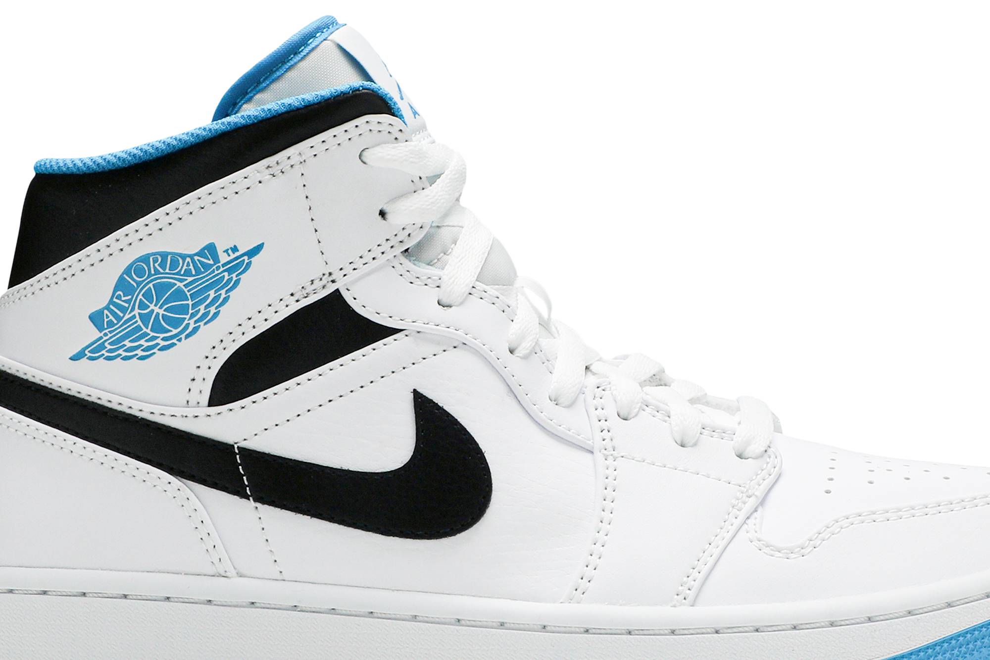 Air Jordan 1 Mid 'Laser Blue' 554724-141-5