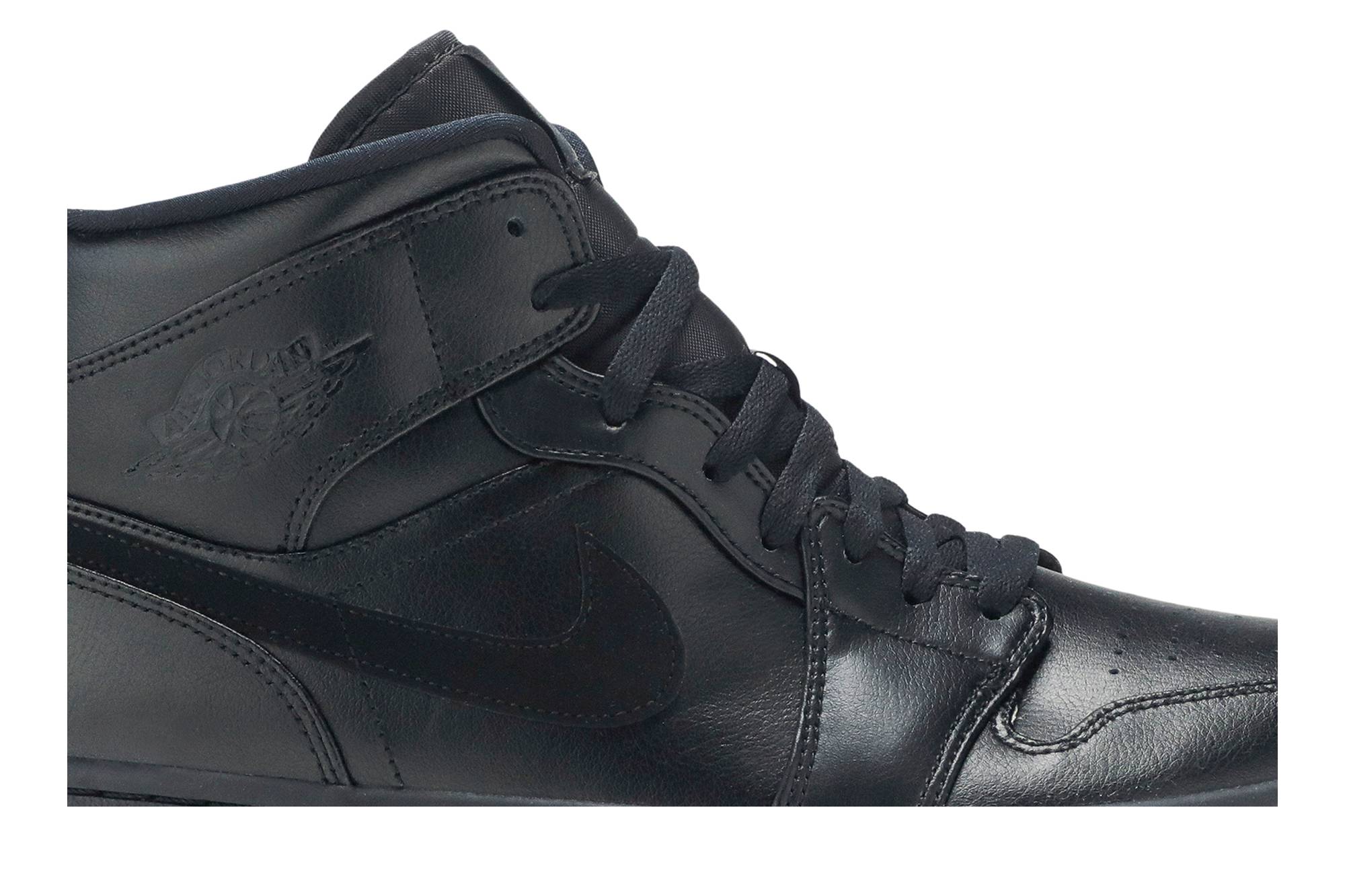 Air Jordan 1 Mid 'Triple Black' 554724-090-4