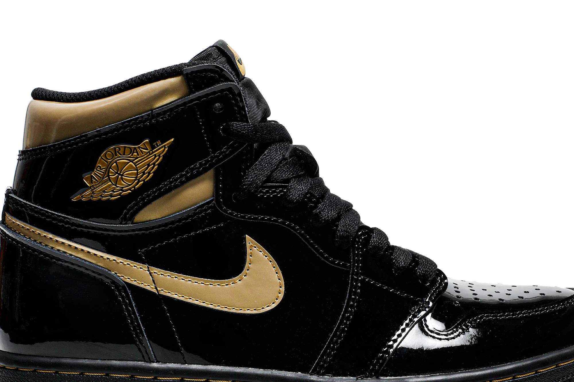 Air Jordan 1 Retro High OG 'Black Metallic Gold' 2020 555088-032-6