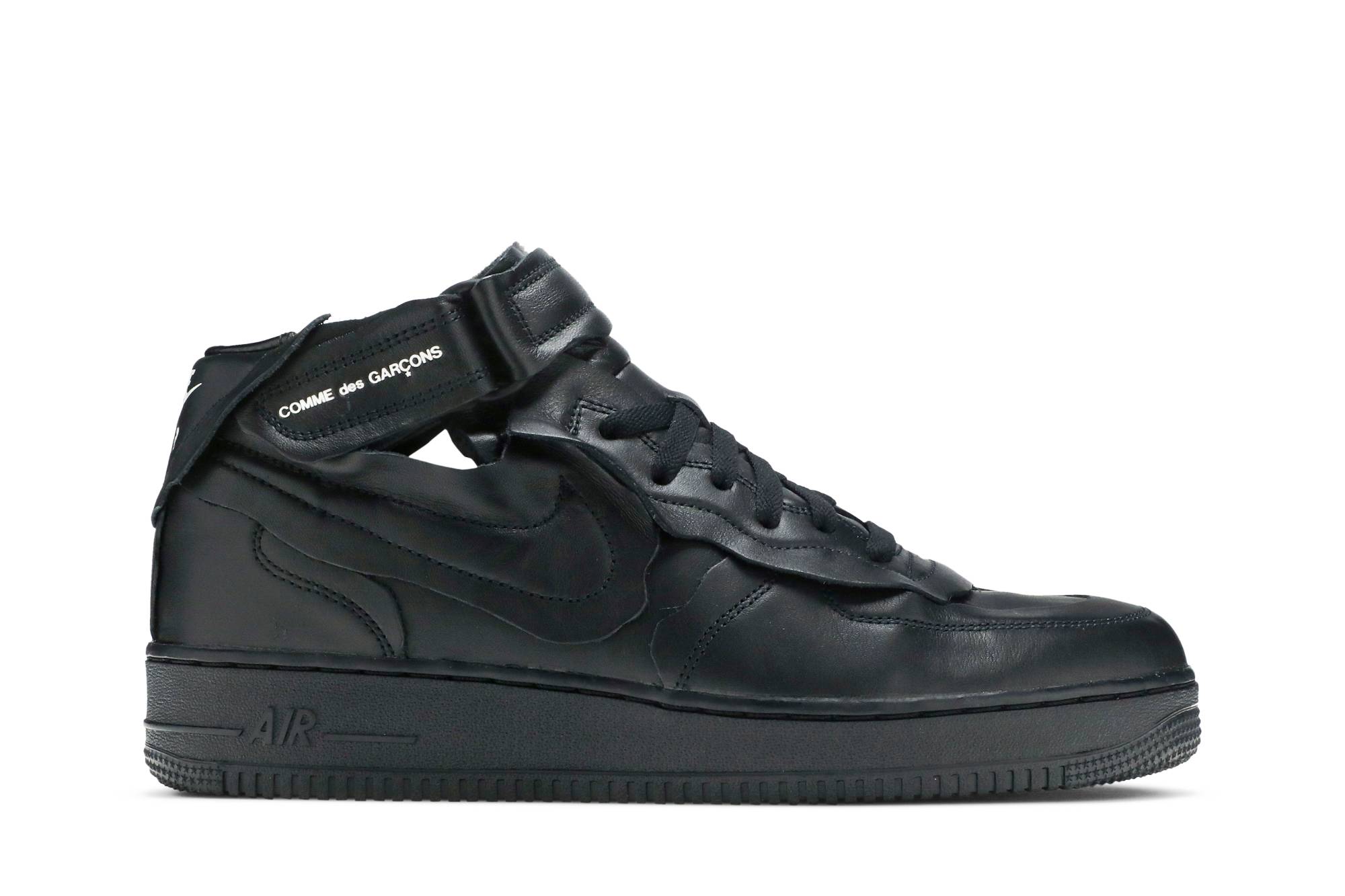 Comme des Garçons x Nike Air Force 1 Mid 'Triple Black' DC3601-001-8