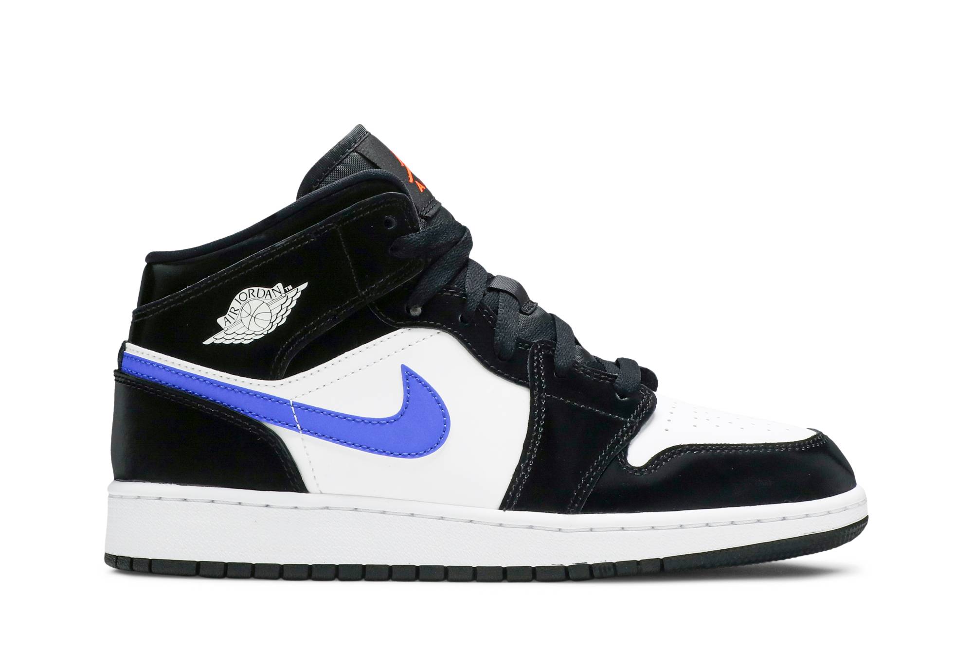 (Grade School) Air Jordan 1 Mid 'Black Racer Blue' 554725-084-8