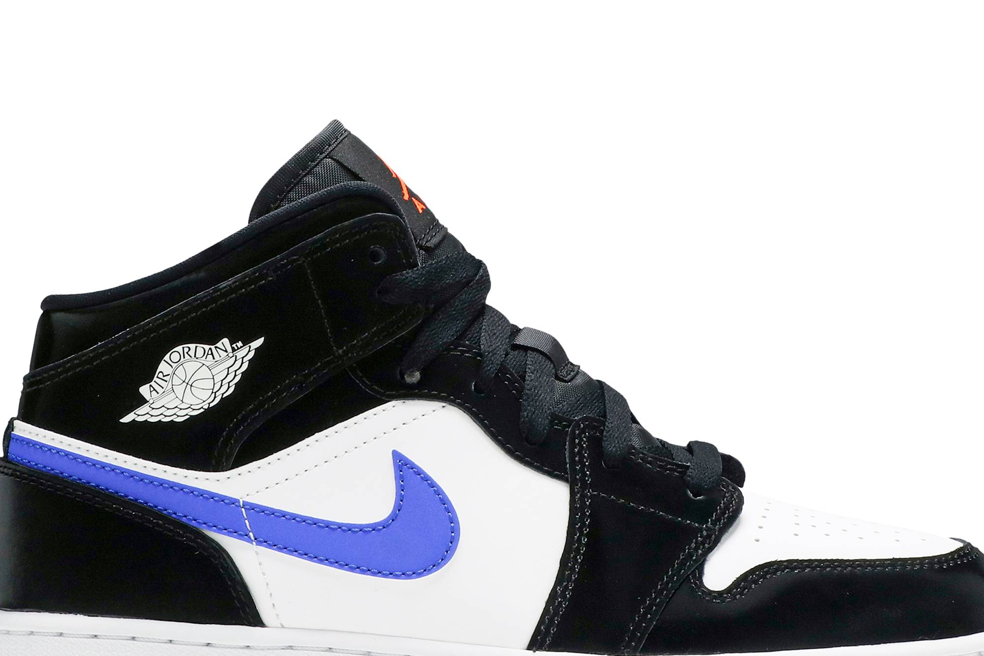 (Grade School) Air Jordan 1 Mid 'Black Racer Blue' 554725-084-5