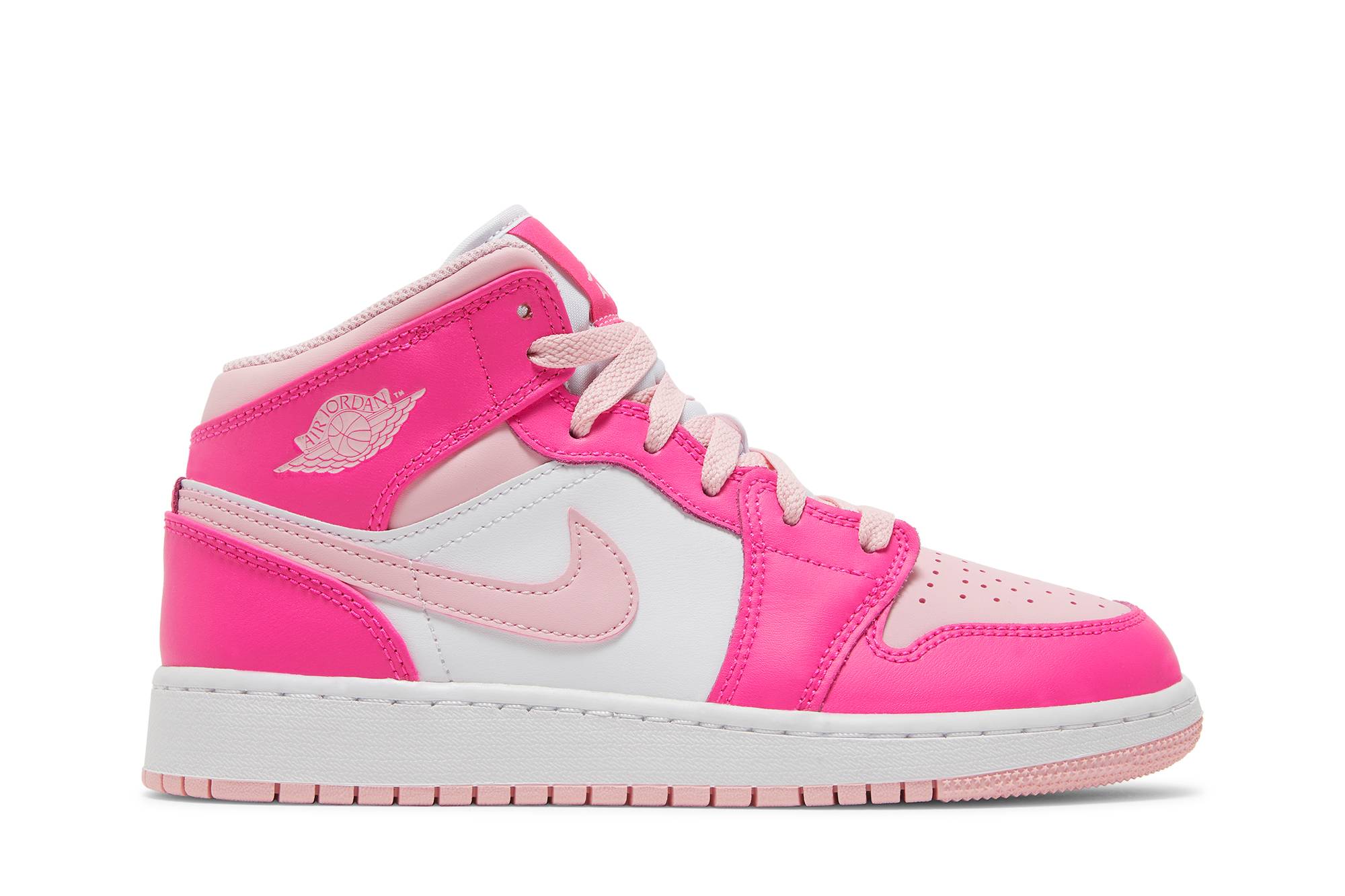 (Grade School) Air Jordan 1 Mid 'Medium Soft Pink' FD8780-116-8