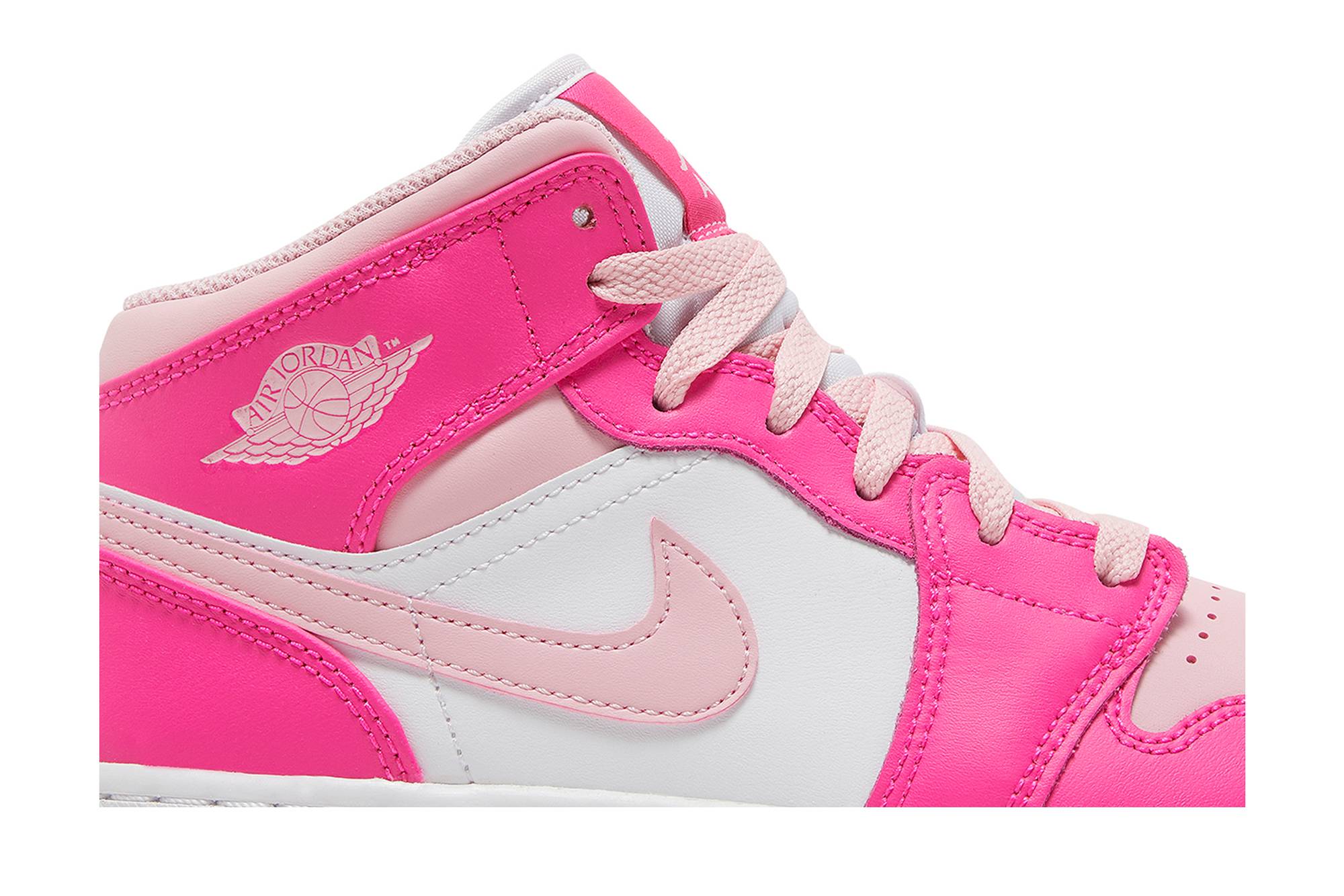 (Grade School) Air Jordan 1 Mid 'Medium Soft Pink' FD8780-116-6