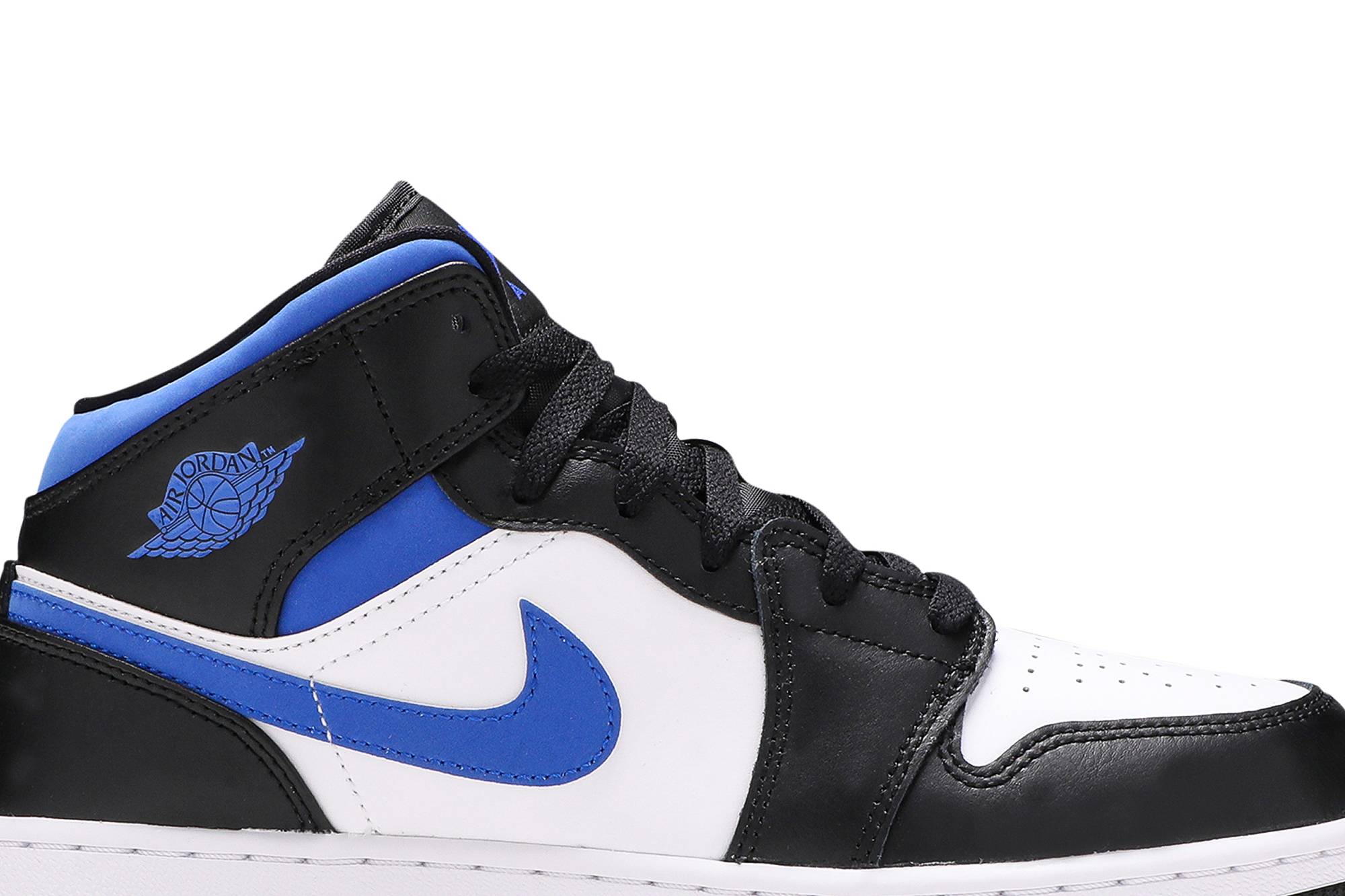 (Grade School) Air Jordan 1 Mid 'Racer Blue' 2021 554725-140-2