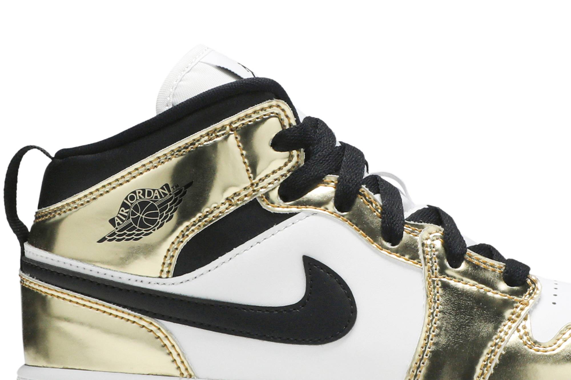 (Grade School) Air Jordan 1 Mid SE 'Metallic Gold' DC1420-700-6