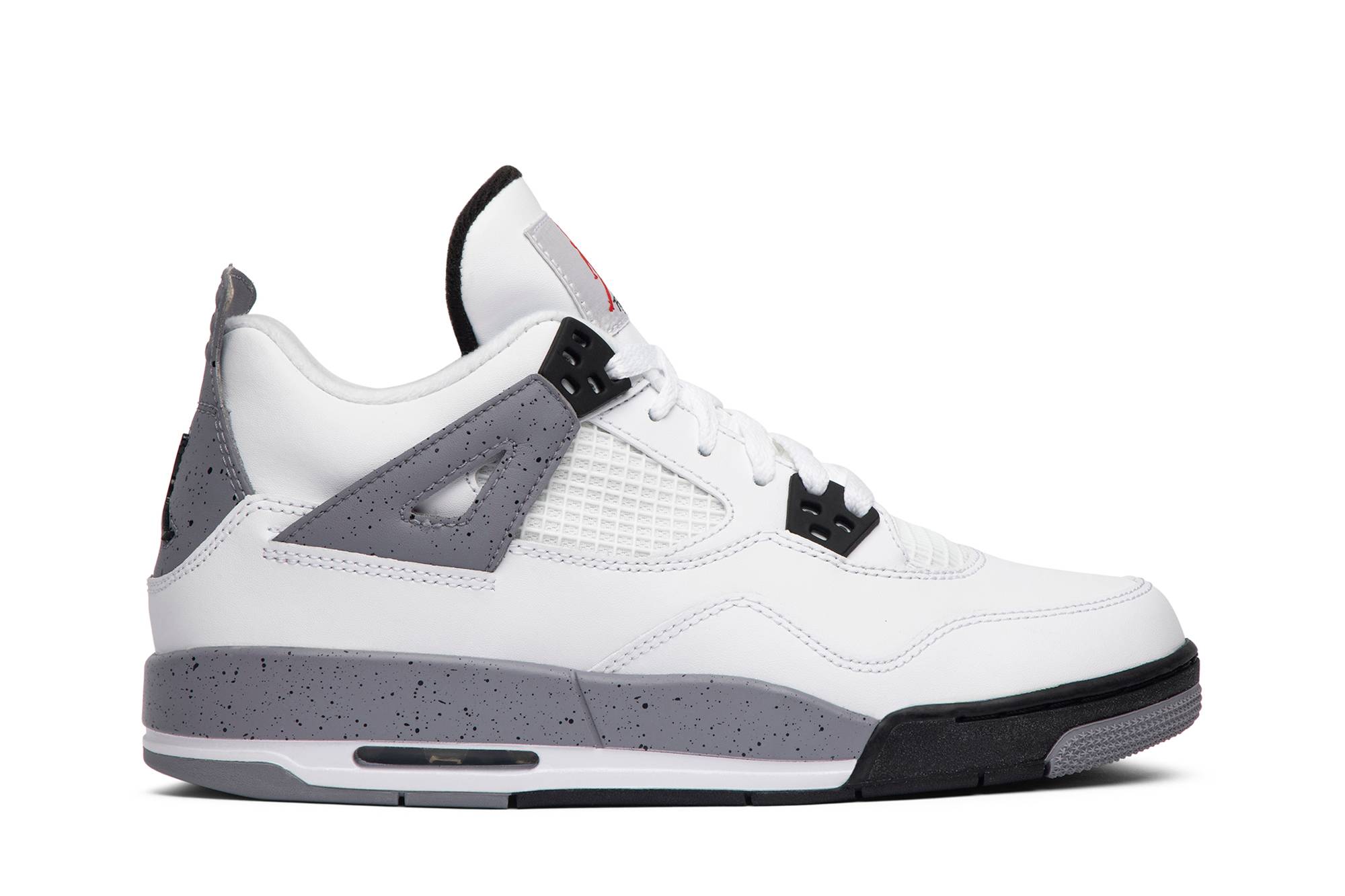 (Grade School) Air Jordan 4 Retro 2012 'White Cement' 408452-103-8