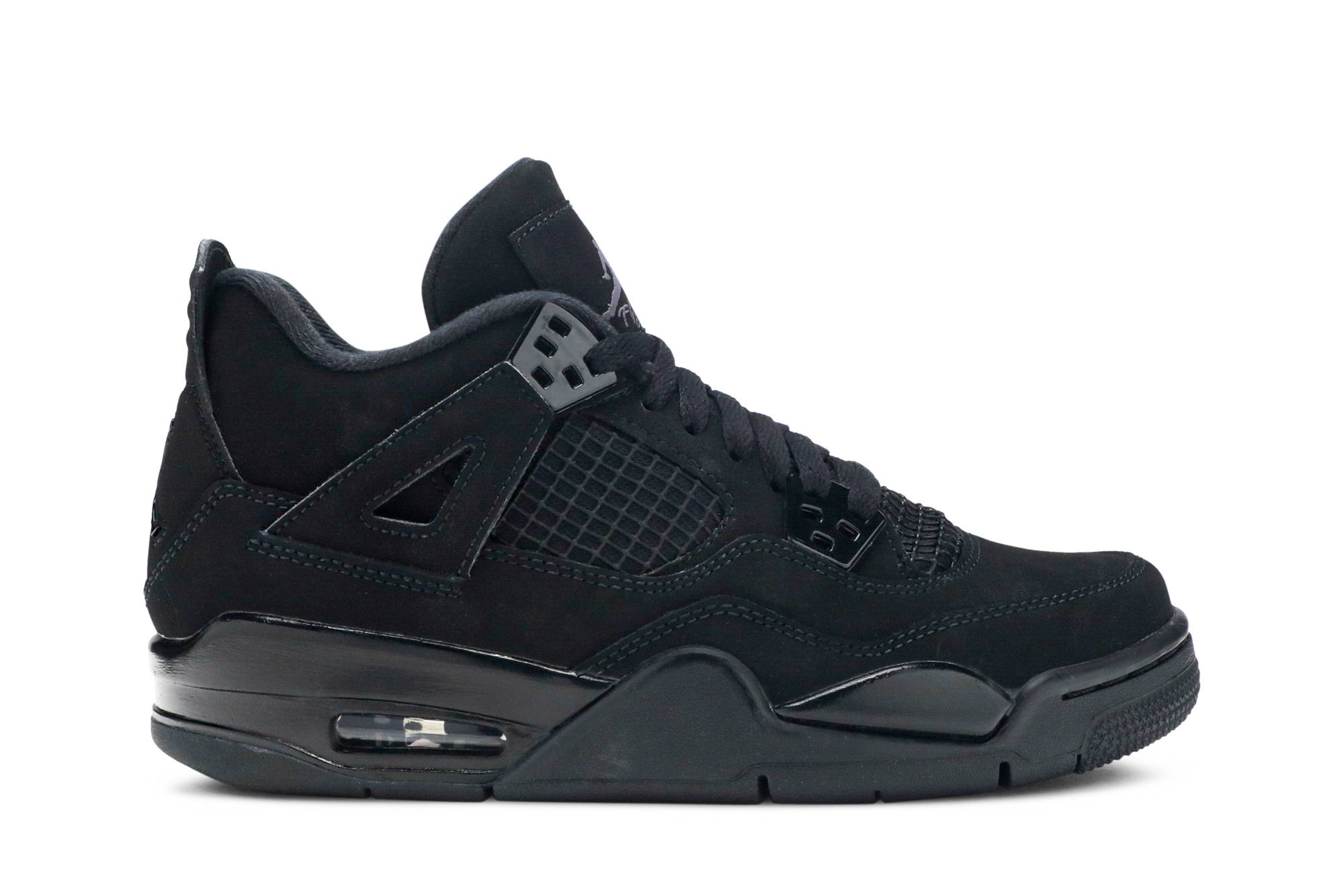 (Grade School) Air Jordan 4 Retro 'Black Cat' 2020 408452-010-8