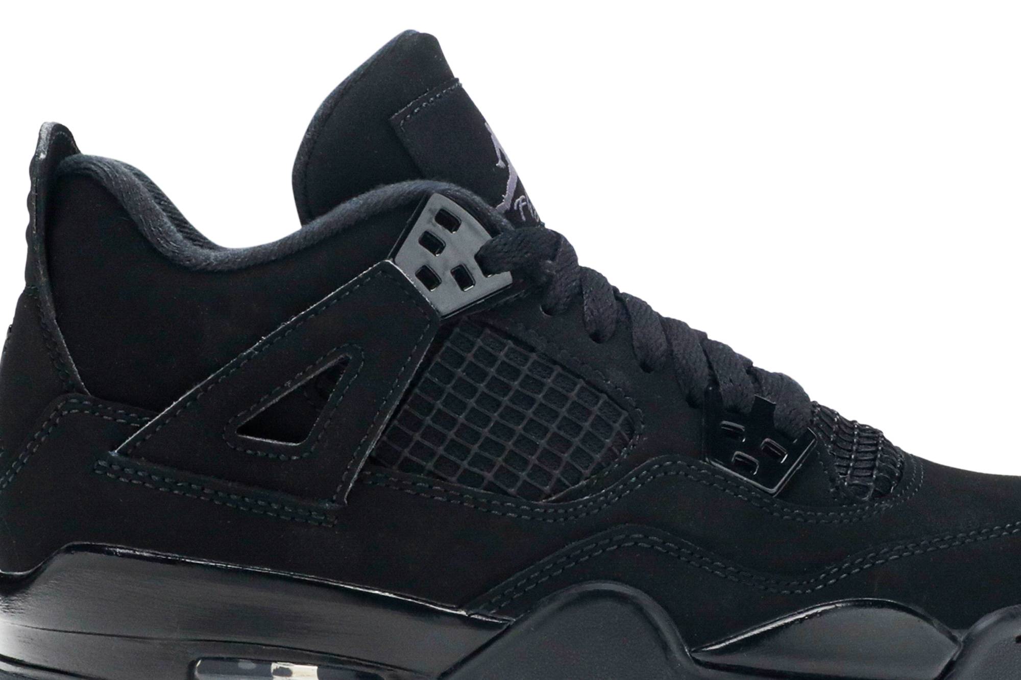 (Grade School) Air Jordan 4 Retro 'Black Cat' 2020 408452-010-7