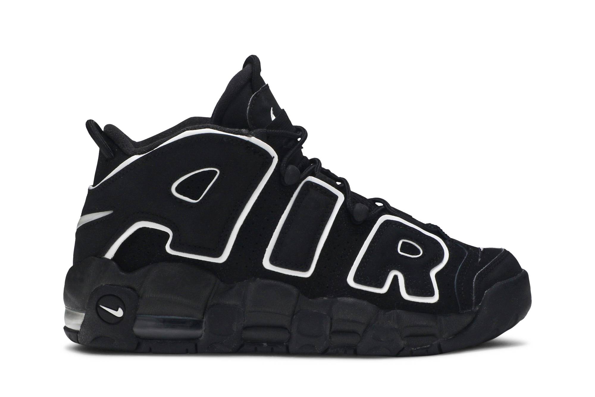 (Grade School) Nike Air More Uptempo 'Black' 2016 415082-002-8