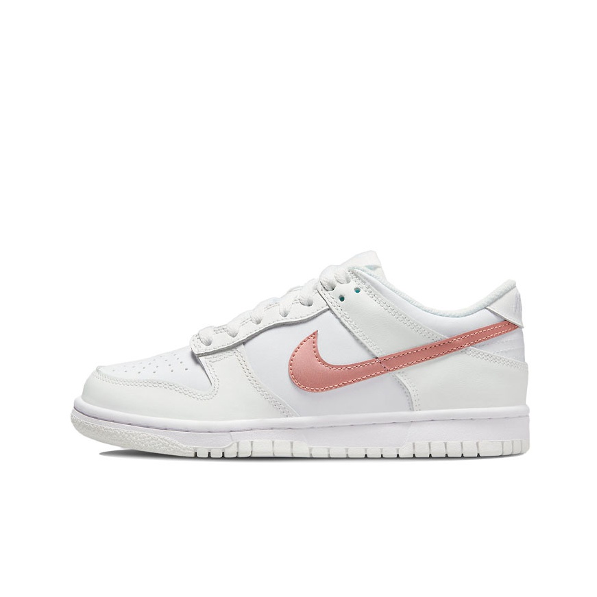 (Grade School) Nike Dunk Low 'White Pink' DH9765-100-4