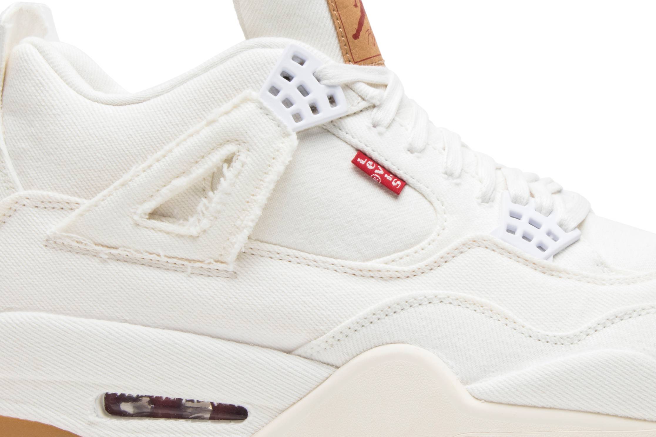 Levi's x Air Jordan 4 Retro 'White Denim' AO2571-100-6