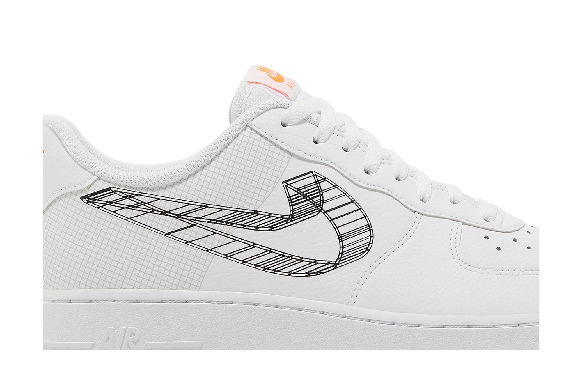 Nike Air Force 1 '07 '3D Swoosh' DR0149-100-5