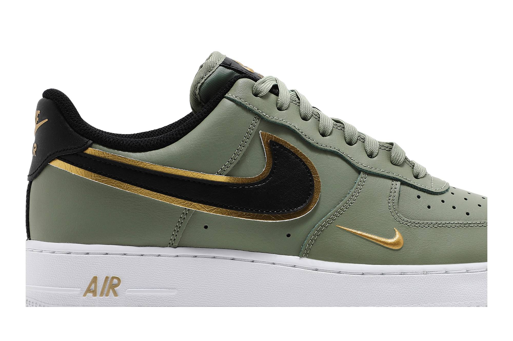 Nike Air Force 1 '07 LV8 'Metallic Swoosh Pack - Oil Green' DA8481-300-5