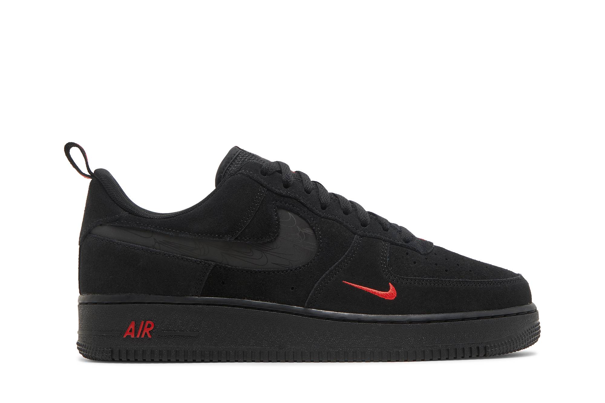 Nike Air Force 1 Low 'Multi-Swoosh Black Orange' DZ4514-001-8