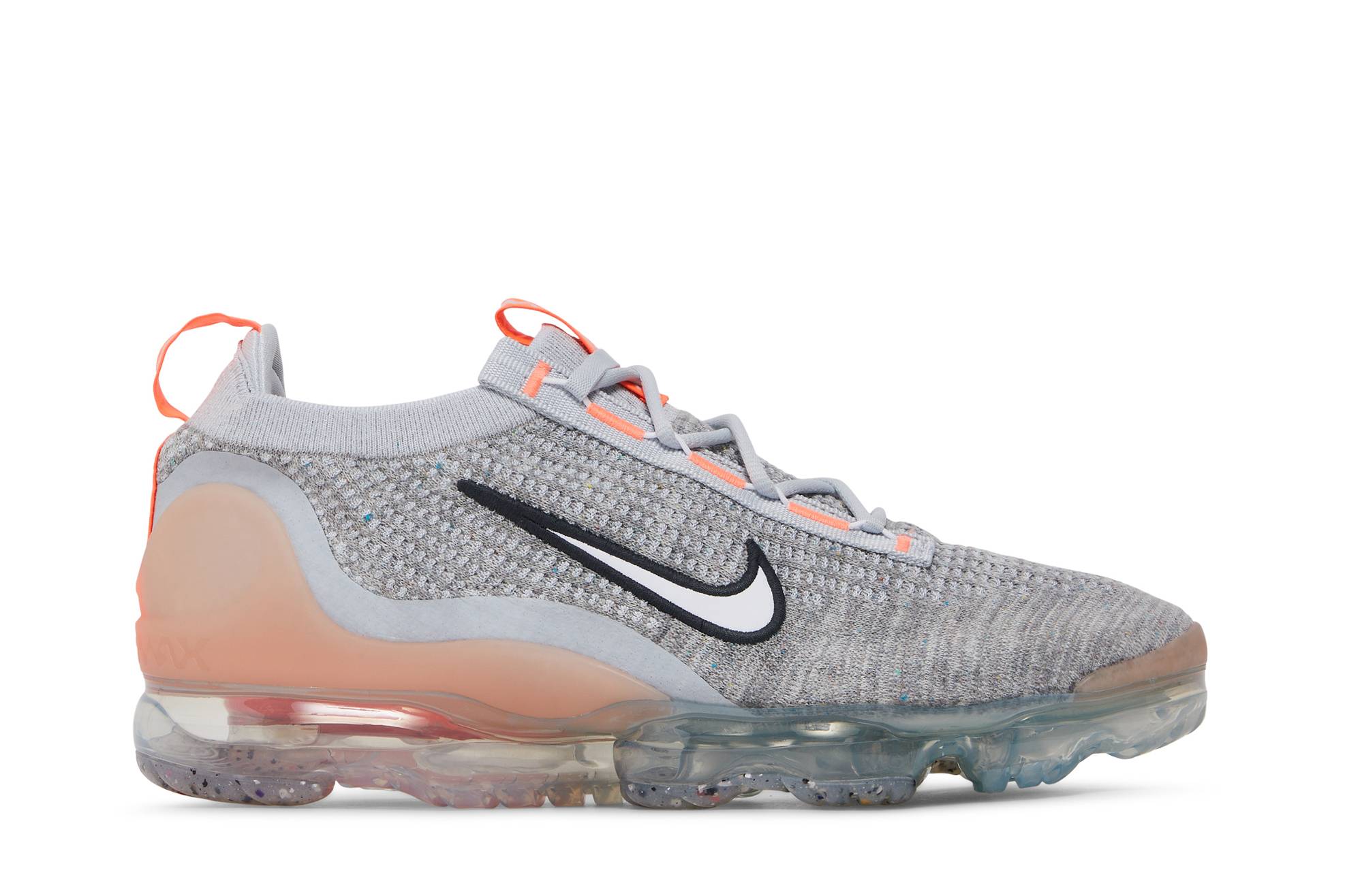 Nike Air VaporMax Flyknit 'Grey Fog Bright Mango' 2021 DH4084-002-8