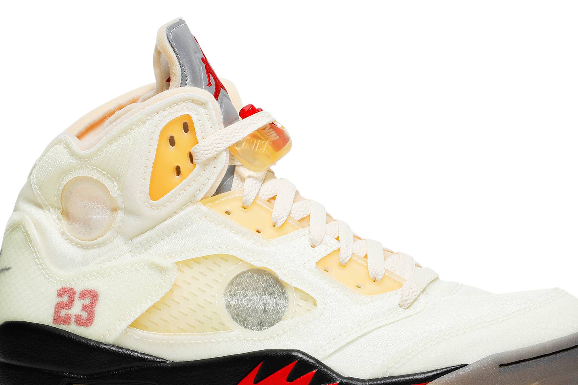 Off-White x Air Jordan 5 SP 'Sail' [also worn by DJ Love] DH8565-100-7