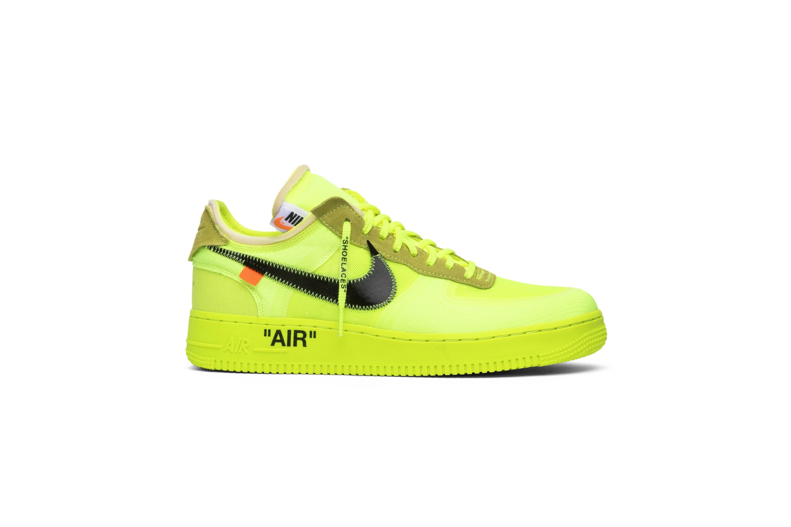 Off-White x Nike Air Force 1 Low 'Volt' [also worn by Jay Chou] AO4606-700-8