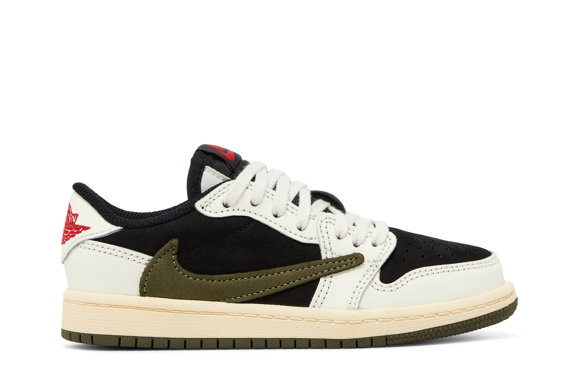 (Preschool) Travis Scott x Air Jordan 1 Low OG 'Olive' DZ5909-106-8