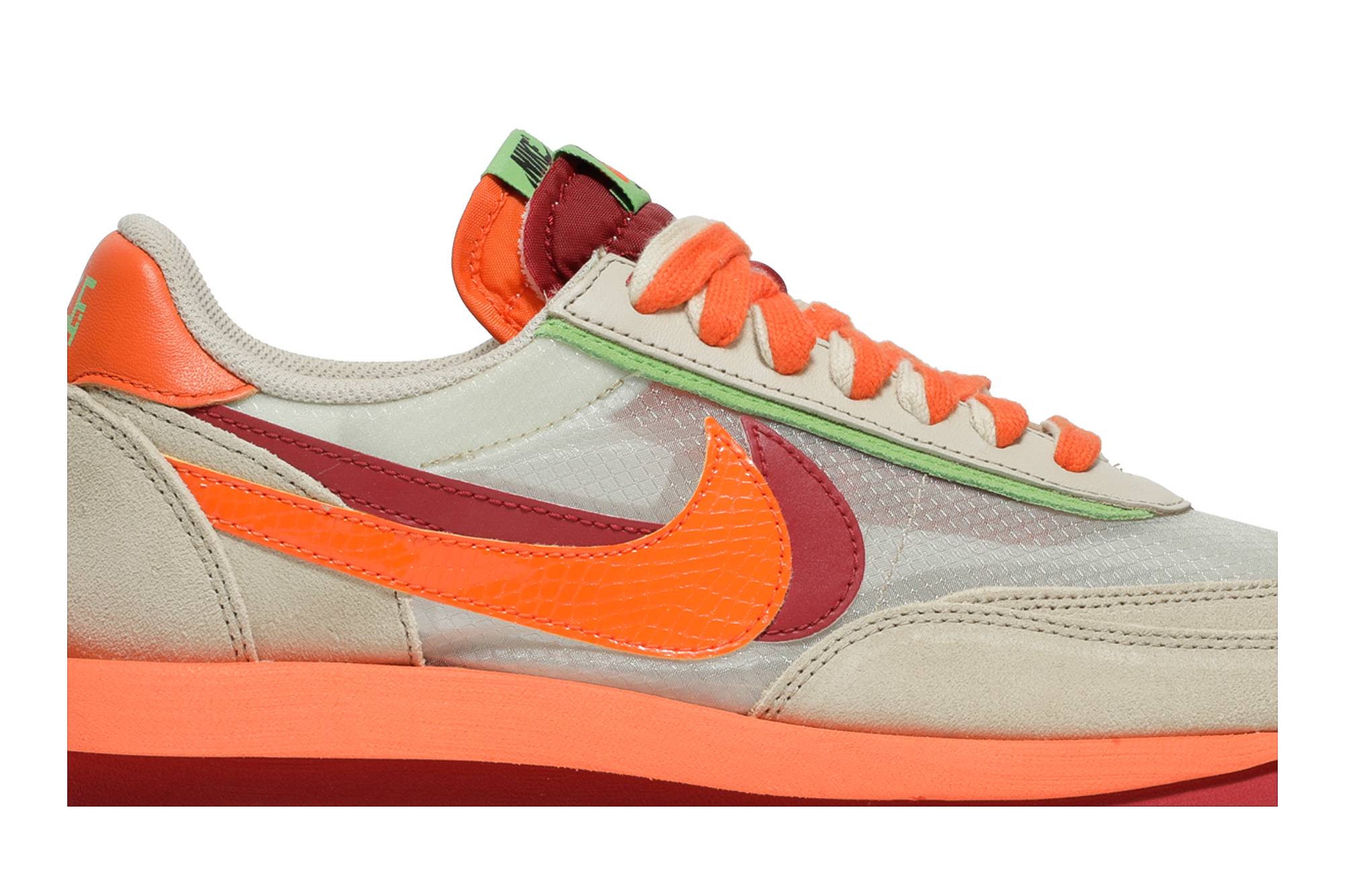 sacai x CLOT x Nike LDWaffle 'Net Orange Blaze' DH1347-100-7