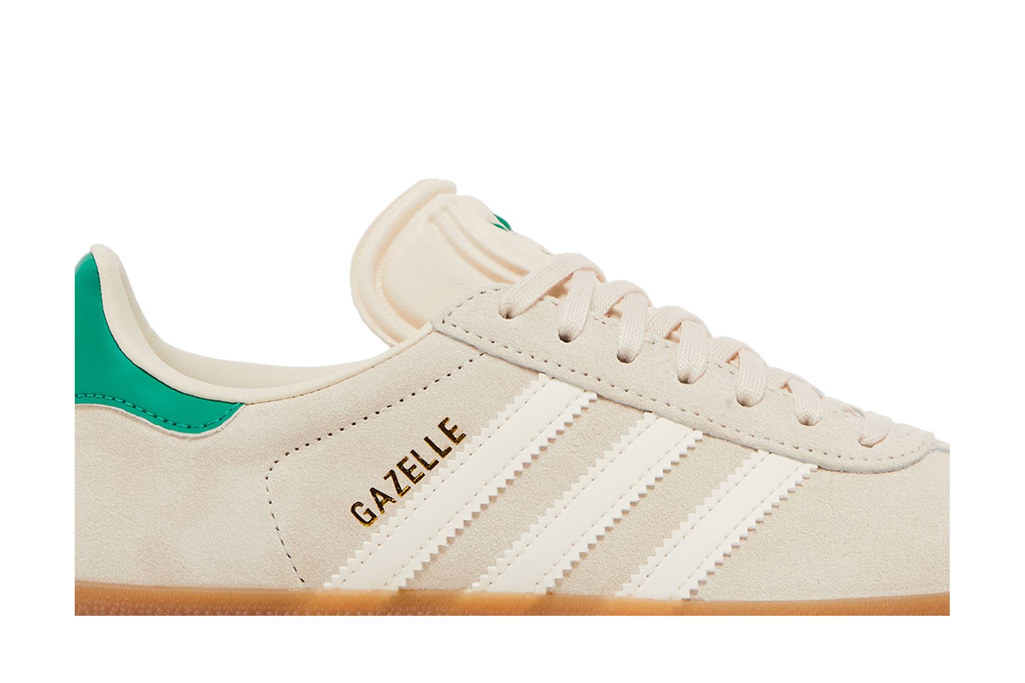 (Women) adidas Gazelle 'Wonder White Green' IF3235-7