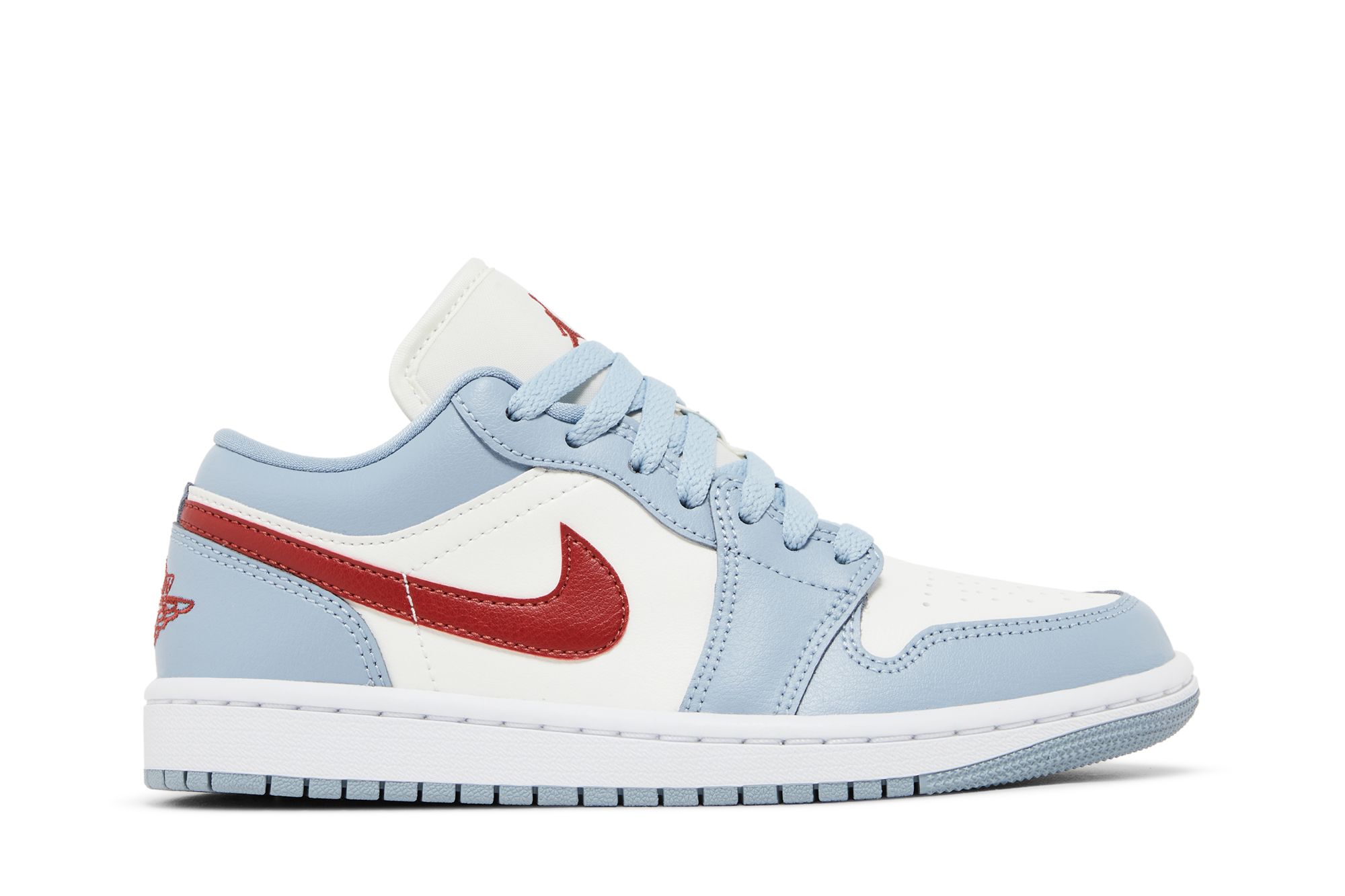 (Women) Air Jordan 1 Low 'Blue Whisper Dune Red' DC0774-164-8