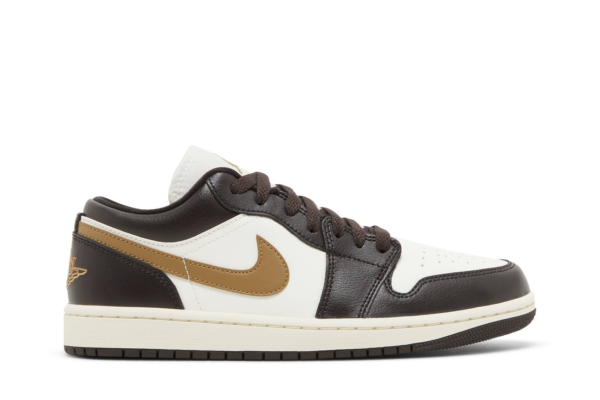 (Women) Air Jordan 1 Low 'Shadow Brown' DC0774-200-4