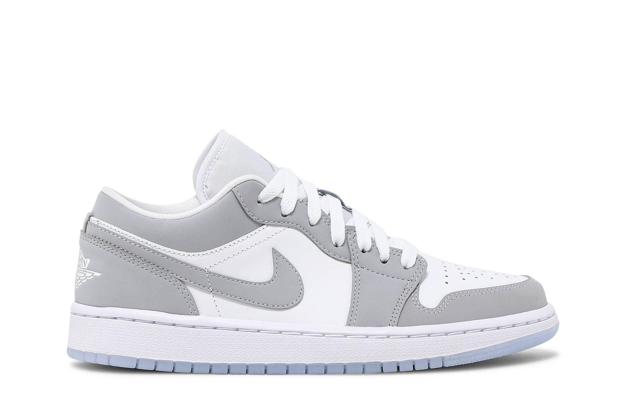 (Women) Air Jordan 1 Low 'White Wolf Grey' DC0774-105-8