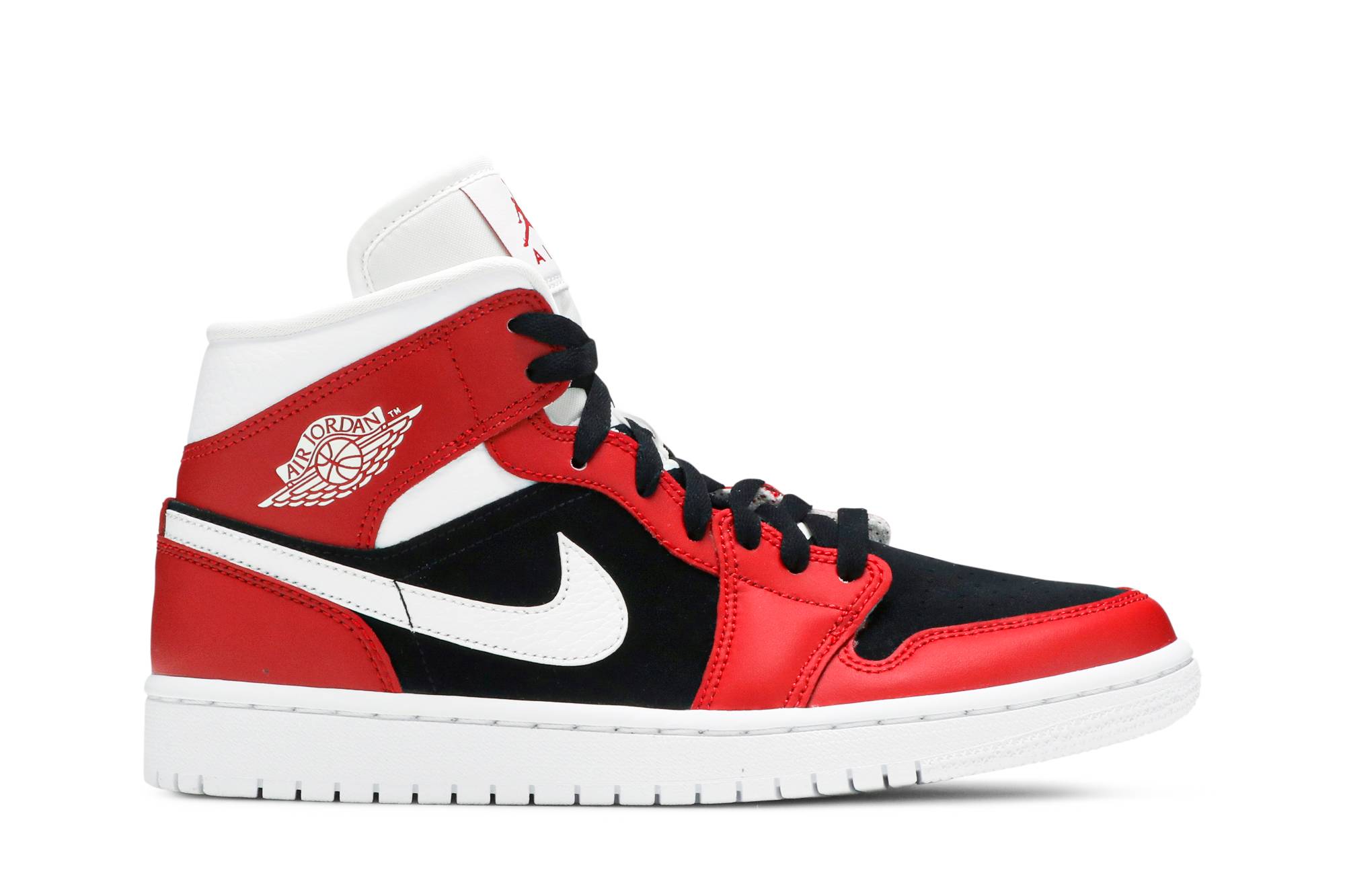 (Women) Air Jordan 1 Mid 'Gym Red Black' BQ6472-601-8