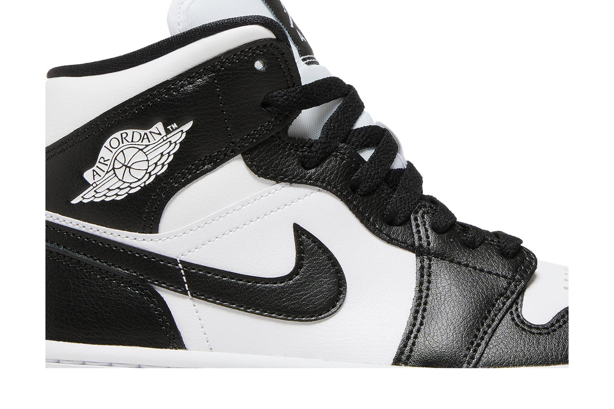 (Women) Air Jordan 1 Mid 'Panda' DV0991-101-3