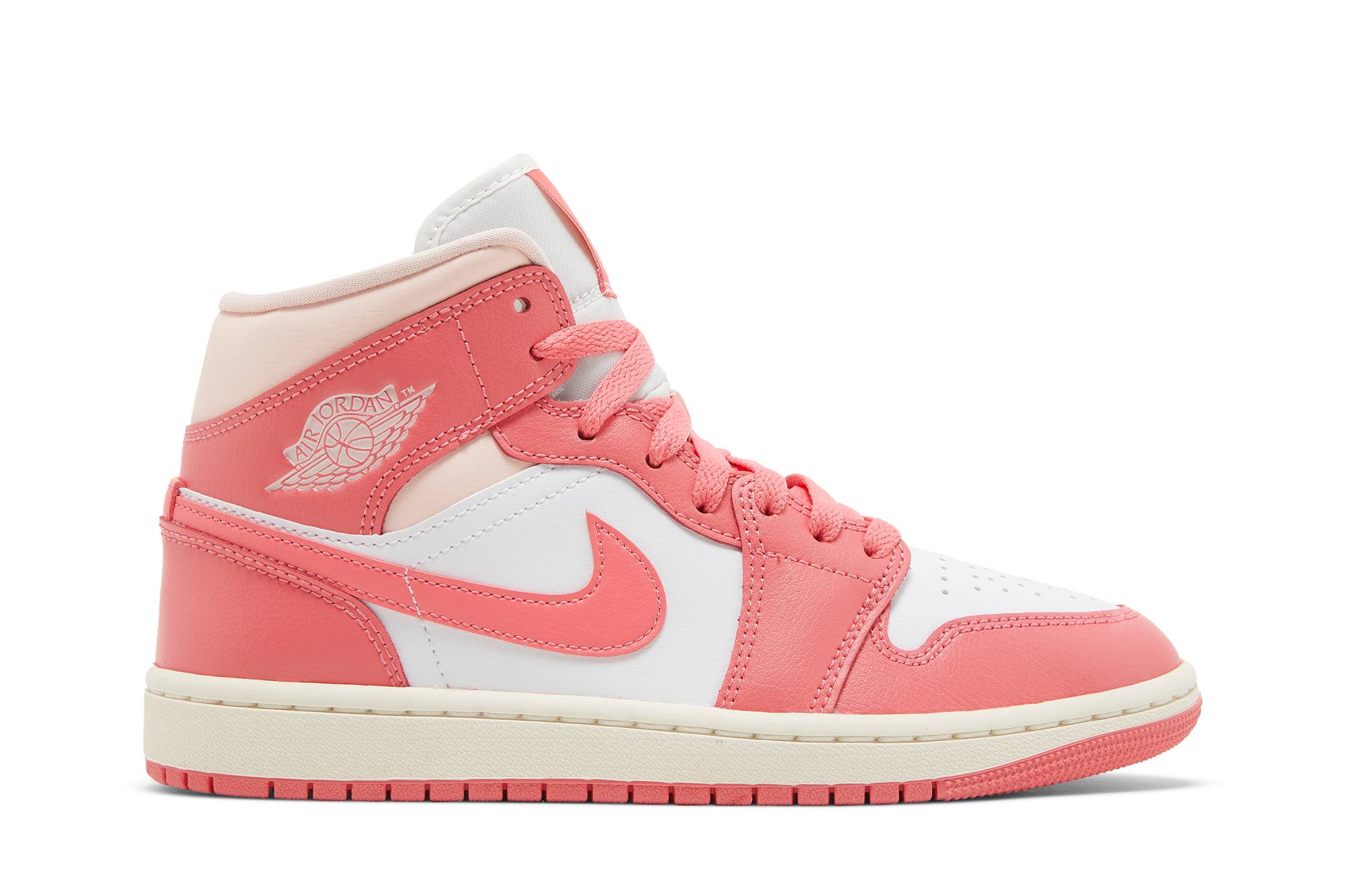 (Women) Air Jordan 1 Mid 'Strawberries and Cream' BQ6472-186-8