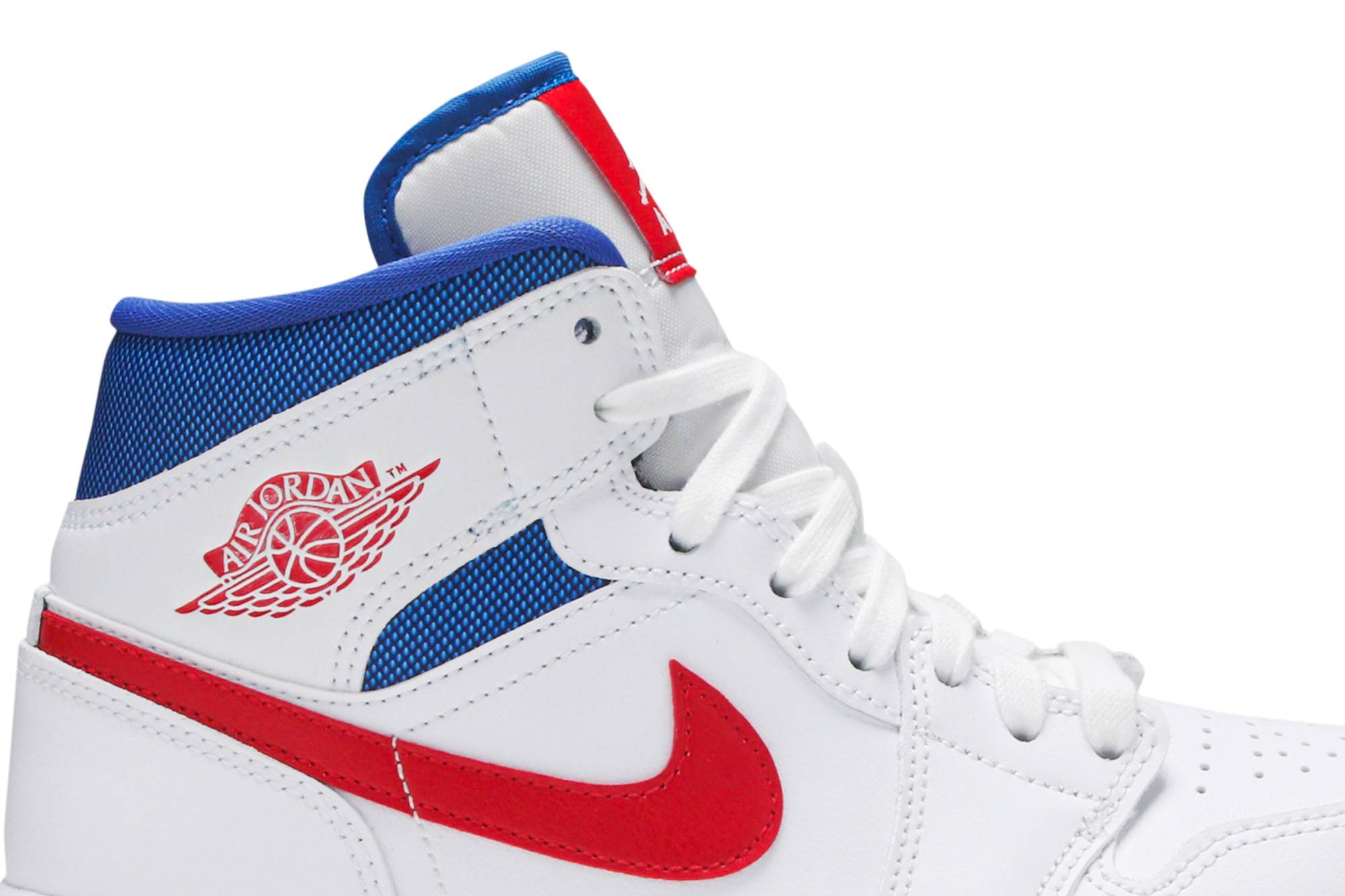 (Women) Air Jordan 1 Mid 'USA' BQ6472-164-5