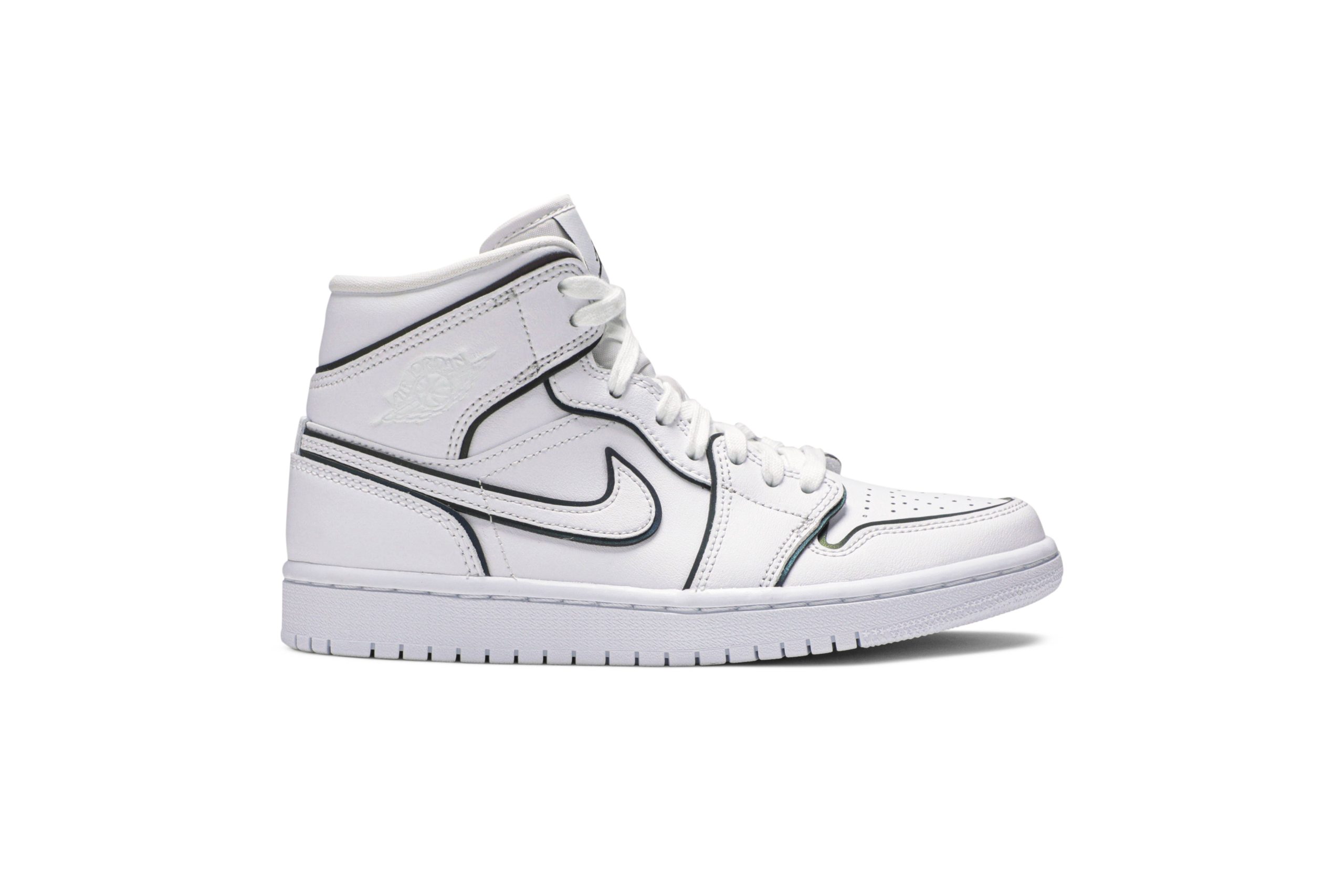 (Women) Air Jordan 1 Mid SE 'Iridescent Trim' CK6587-100-8