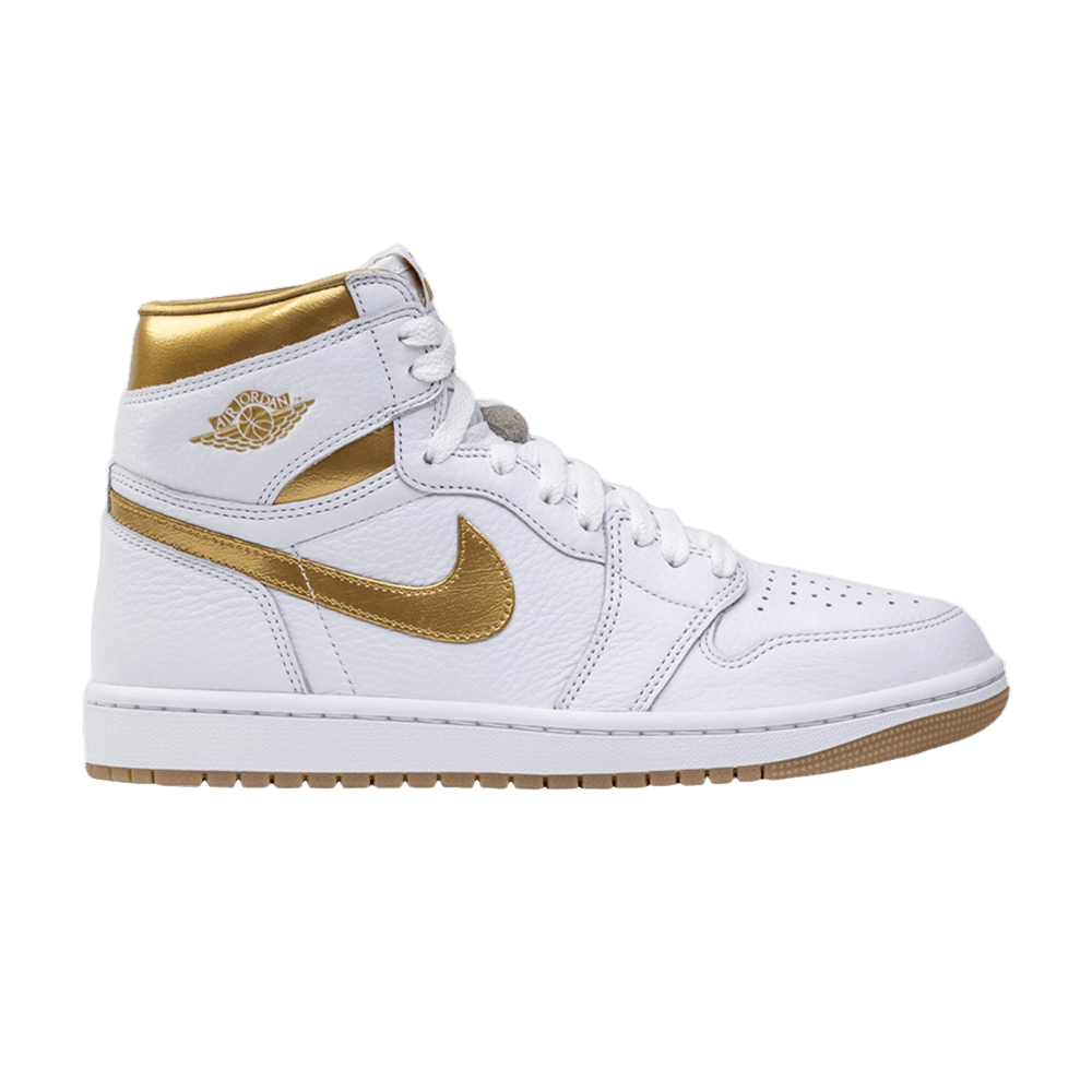 (Women) Air Jordan 1 Retro High OG Metallic Gold ('s) FD2596-107-1