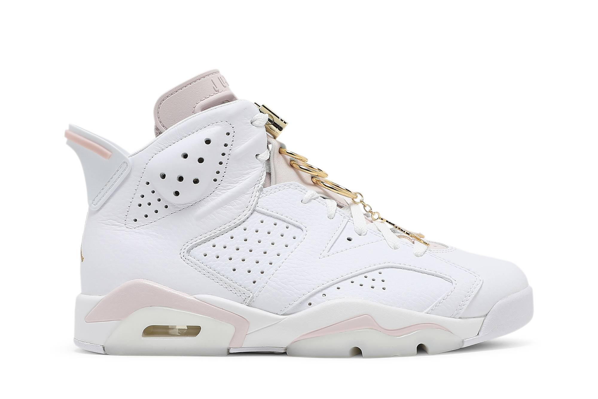 (Women) Air Jordan 6 Retro 'Gold Hoops' DH9696-100-8