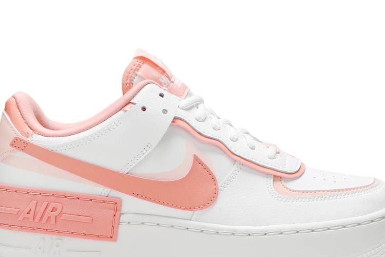 (Women) Nike Air Force 1 Shadow 'Washed Coral' CJ1641-101-7